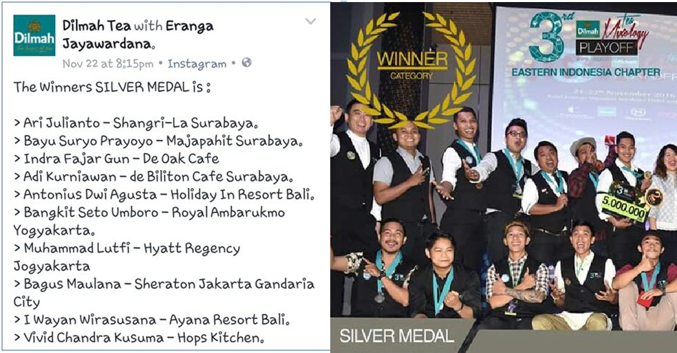 Congratz to Antonius Dwi Agusta for Silver Medal
We proud of you
#Team #Winner #Silver