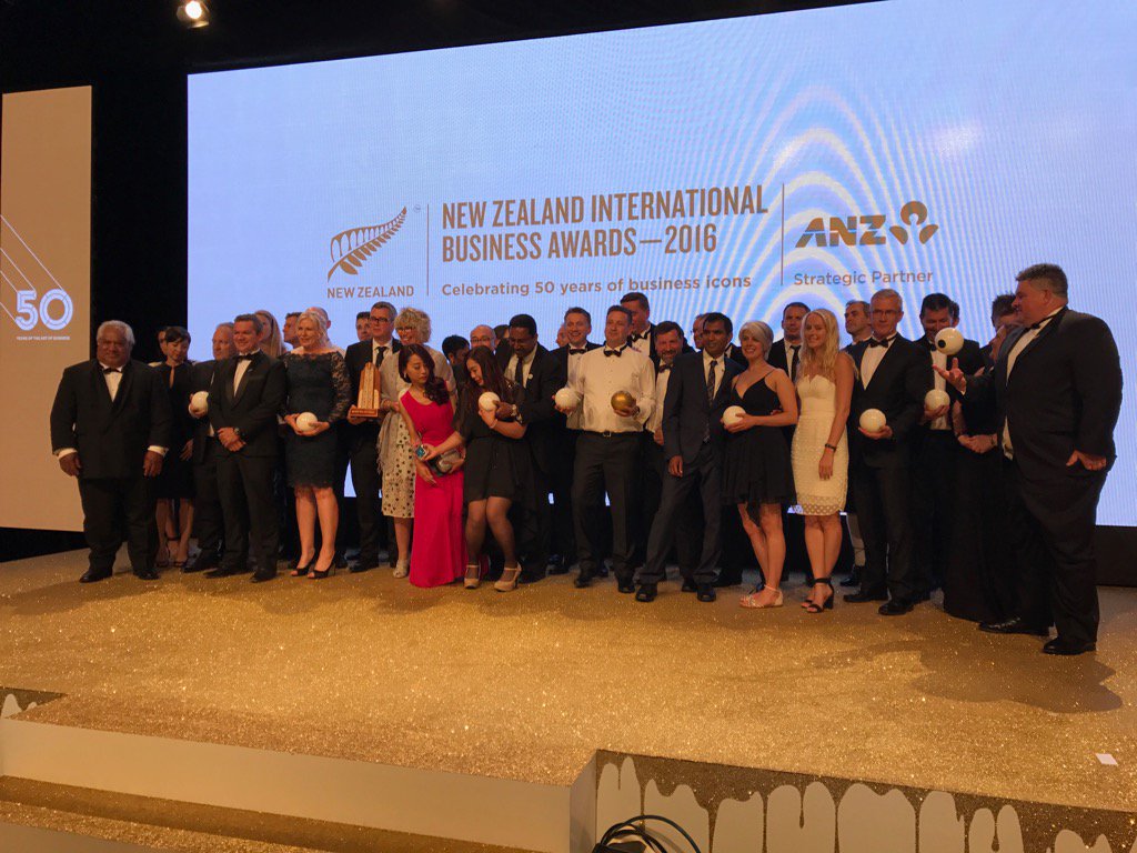 HiddlestonMark's tweet photo. Kiwi exporters winning on the world stage. Congratulations #NZIBA @ANZ_NZ @NZTEnews https://t.co/QwoK6y9RNf