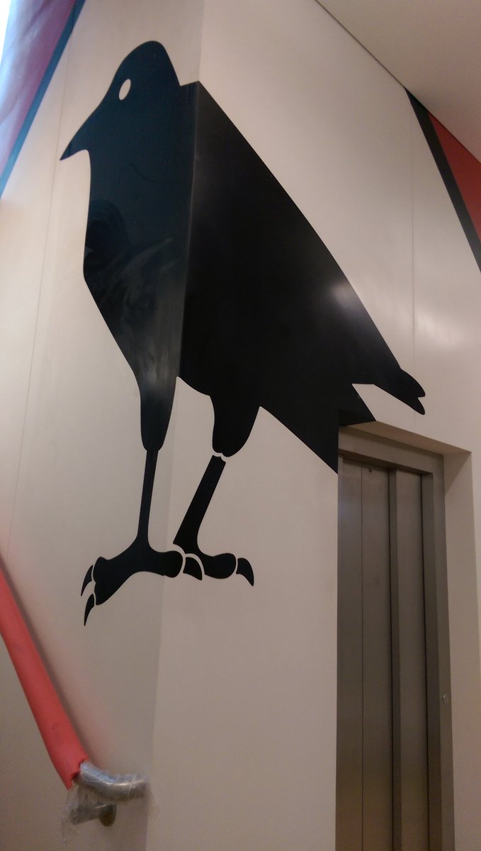 Clarendonfab's tweet photo. @KingerleeLtd @ St Anne's College Oxford Coat of arms wrapped around the Lift Shaft in #Corian https://t.co/GJoJzxnxFy