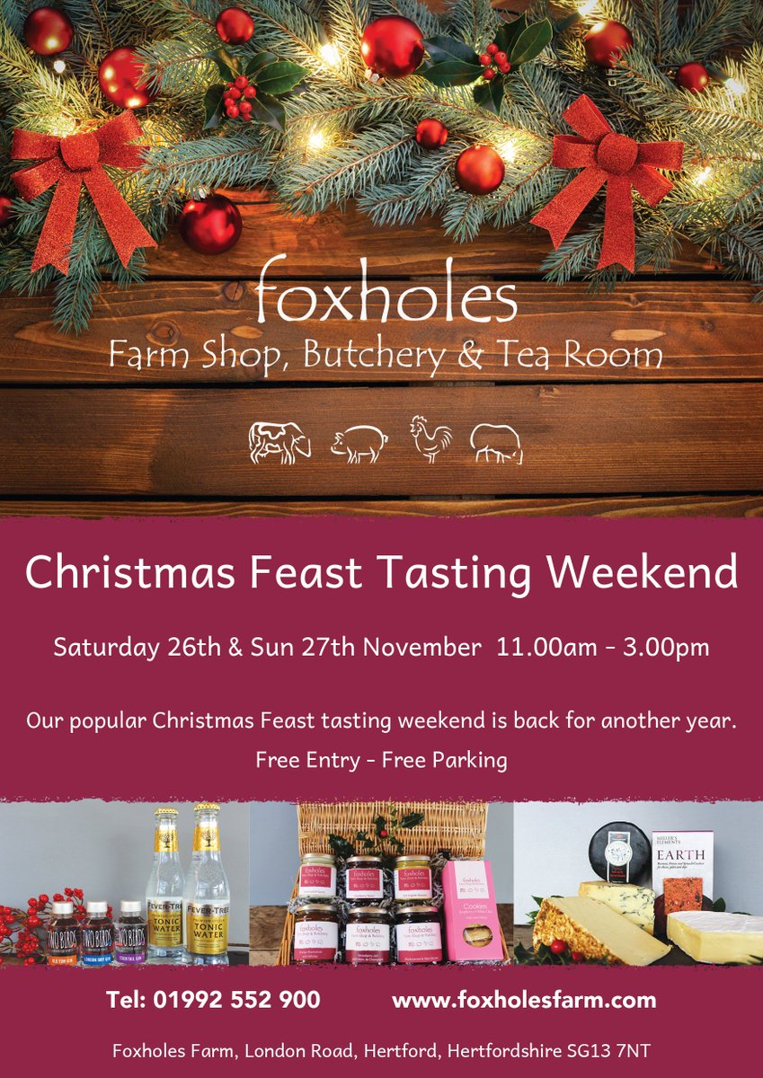 FoxholesFarm's tweet image. Our Christmas Feast Tasting is this weekend! Who`s popping in for a warm glass of mulled wine?
foxholesfarm.com/blog/christmas…