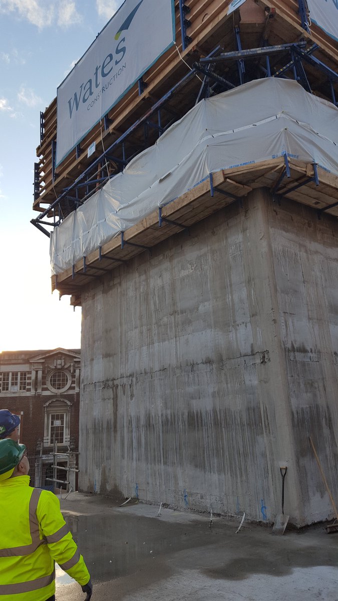 GlancyNicholls's tweet photo. On site viewing the slipform progress at #GNALeftBank https://t.co/L9j2jb721I