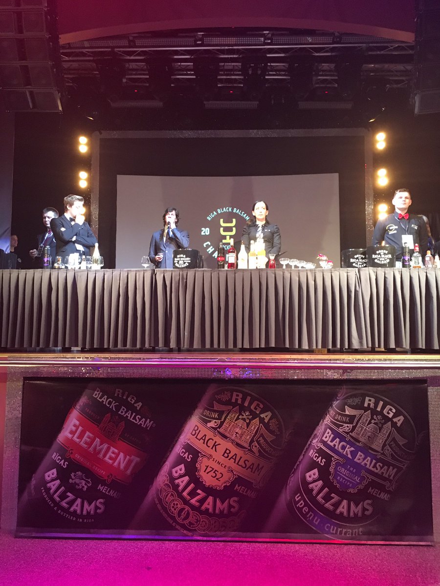 #RigaBlackChallenge has begun! 48 talented bartenders from 20 different countries will compete to be crowned champion