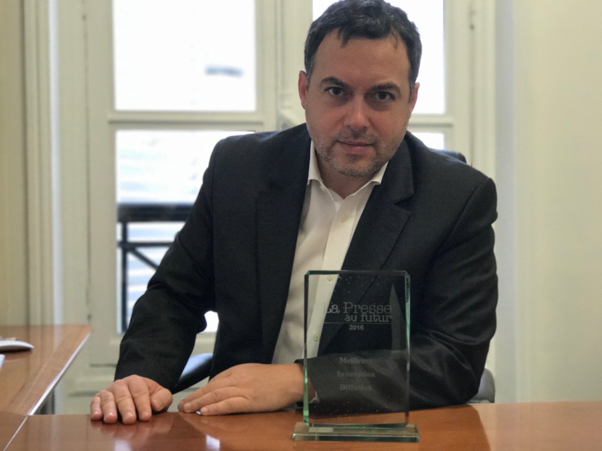 lirelactu_fr's tweet image. Lirelactu honoré par les pros de la #presse ! Trophée "Meilleure Innovation Diffusion" ! Un grand merci @presseaufutur #milibris