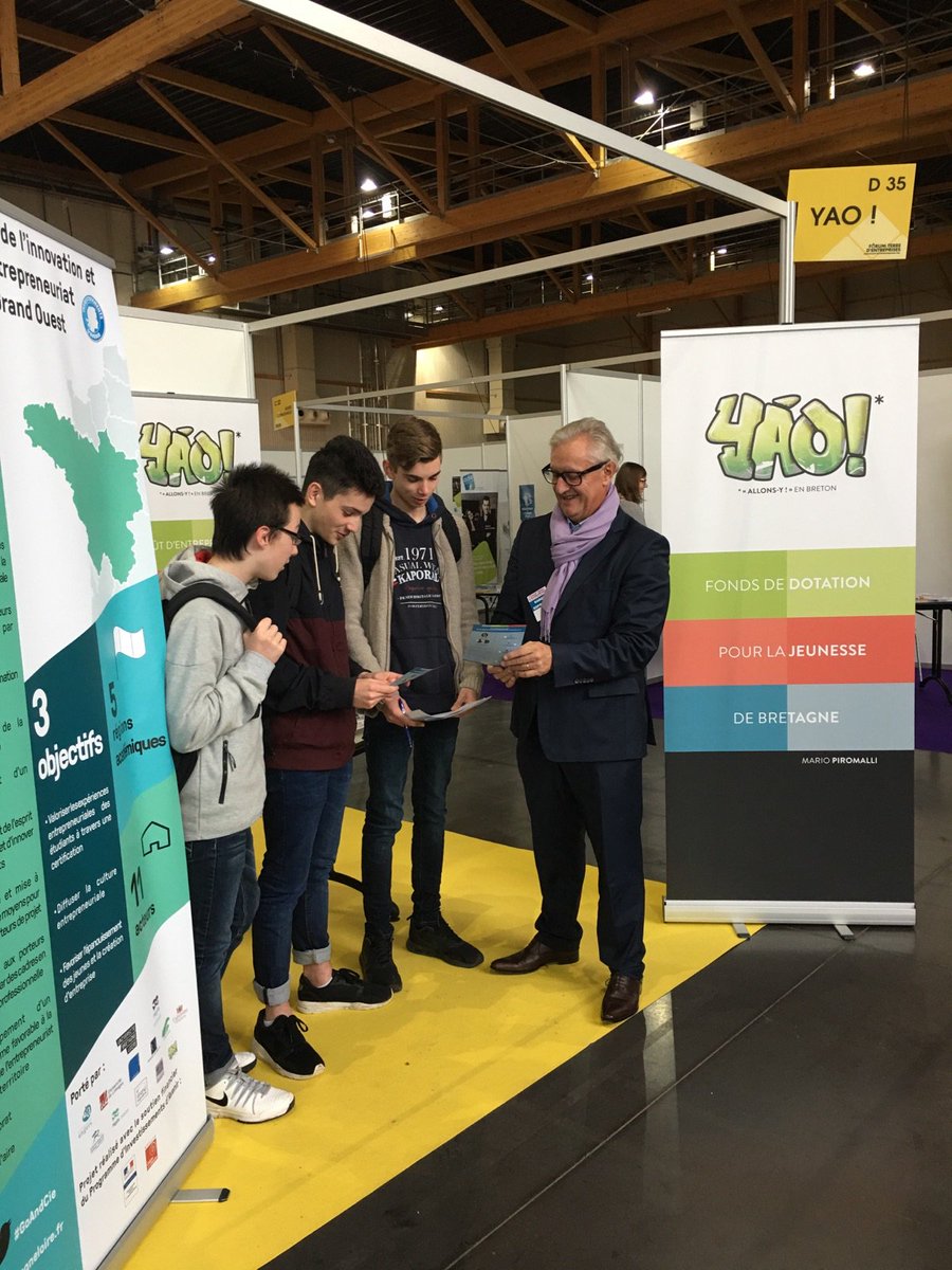 YAOBretagne's tweet photo. YAO! est présent au Forum Terres d’Entreprises à Quimper dans le cadre du projet GO&amp;Cie #cordées #mentorat #entreprenariat https://t.co/eJSCKecopy