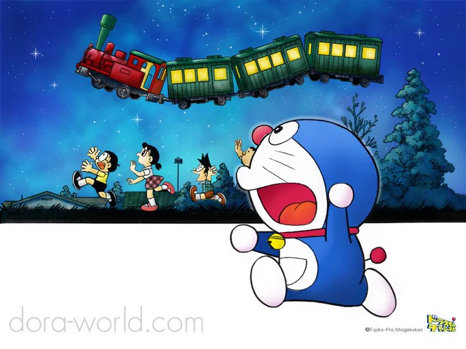 もうダウンロードしましたか？ 歴代壁紙大放出、いよいよ明日までですよっ！(=ﾟДﾟ=)  #ドラチャン #ドラえもん 