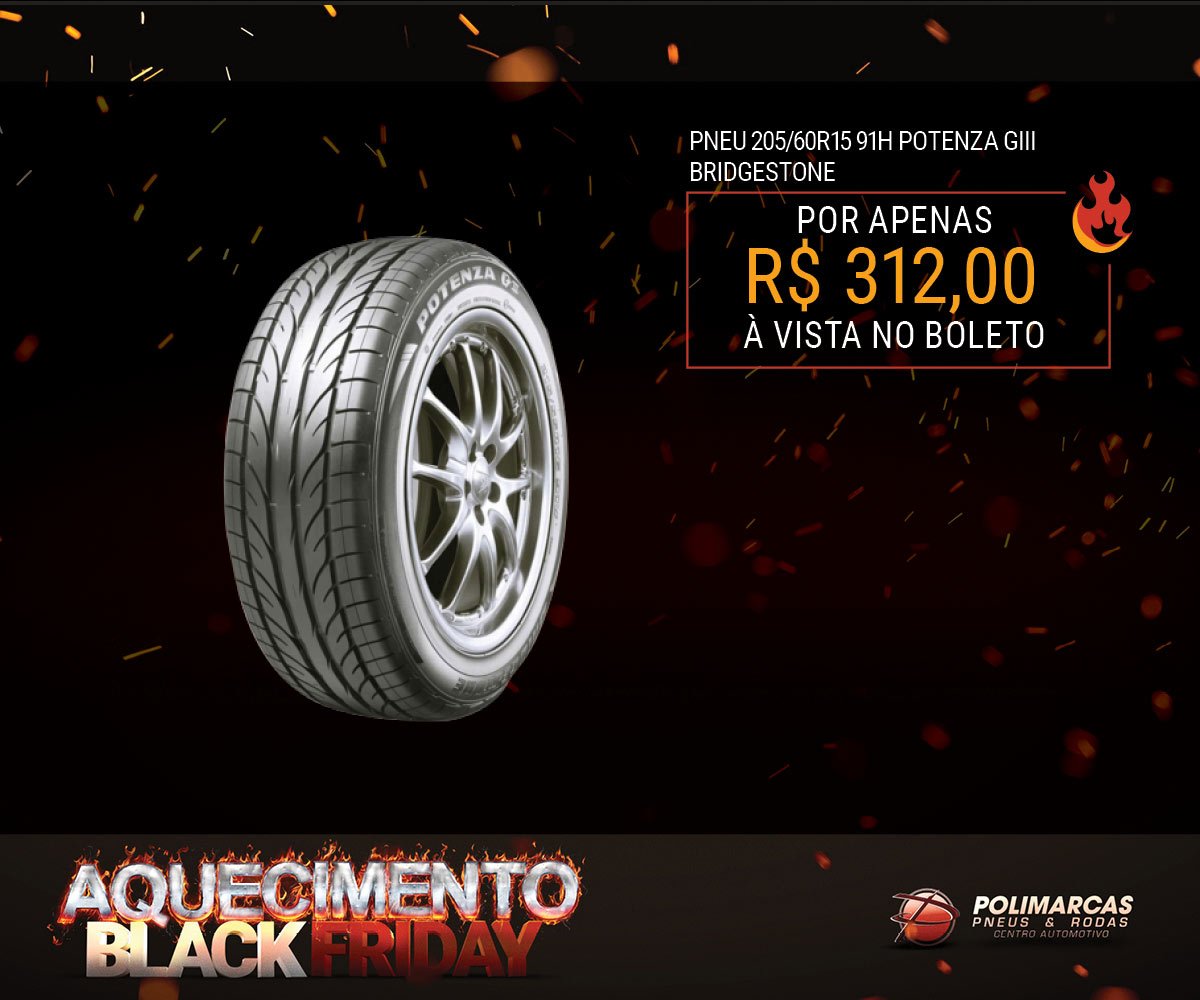 Polimarcas_'s tweet photo. Pra fechar o esquenta e começar a Black Friday com o pé direito, esse pneu Bridgestone está muito barato! Confira em https://t.co/NGE16889IN https://t.co/SpWYSOdUHJ