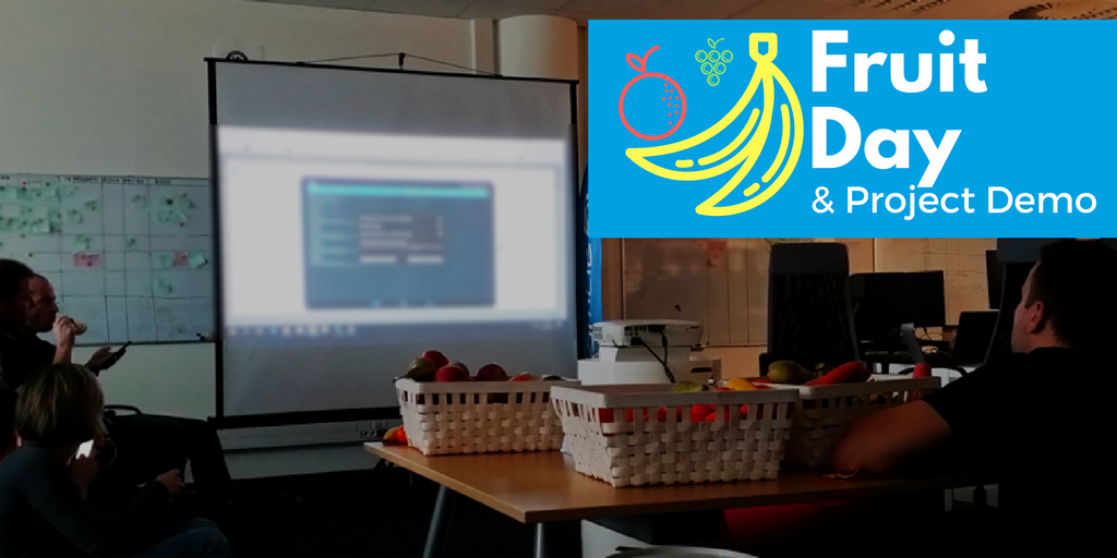 FAMOC_SA's tweet photo. Behind the scenes: Wednesday is the Fruit Day in our office. Yday Marcin presented his project - remote access for custom Androids #GoFAMOC https://t.co/B3YFKuEXwH