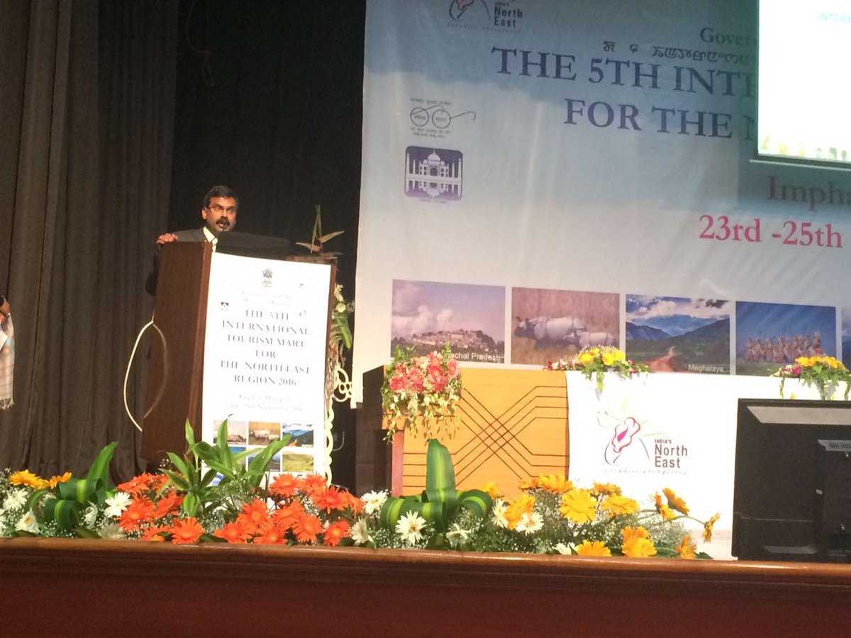 incredibleindia's tweet photo. Now at #ITM2016 Manipur state presentation #ParadiseUnexplored https://t.co/BaLd6NqWEN