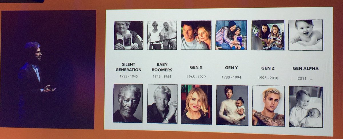 RonnyLeyers's tweet photo. Silent generation &amp; Gen Alpha niet aanwezig tijdens Keynote @palmaerts #kcd16 https://t.co/25pyD2j5o0