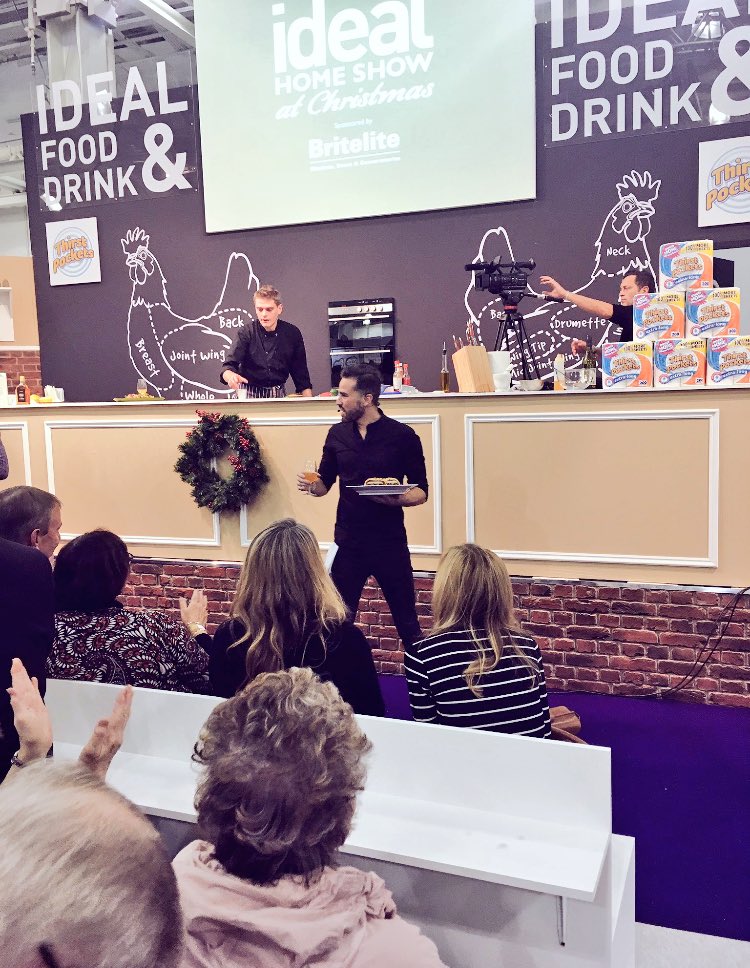 Deanedwardschef's tweet photo. Had a great time @ideal_home_show Xmas with @MrAndrewDickens @JamesSmallVideo thanks as always for having me!! https://t.co/eCdSfefCjl