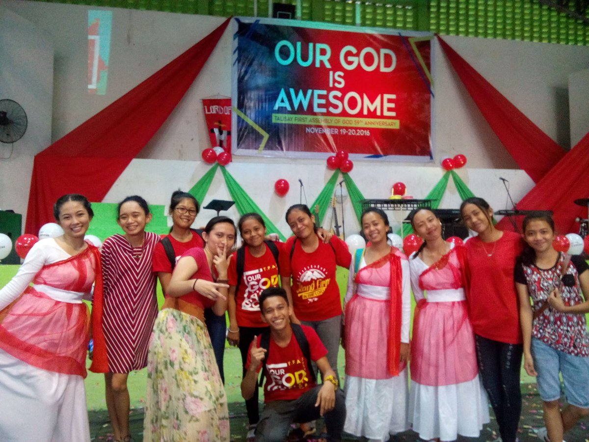 LitojayAbangan's tweet photo. Celebrating our 59'th ANNIVERSARY OF TALISAY FIRST ASSEMBLY OF GOD. 😇❤️

#GODisAWESOME❤️ #GODsWARRIOR❤️ https://t.co/NEW5Mef6VR