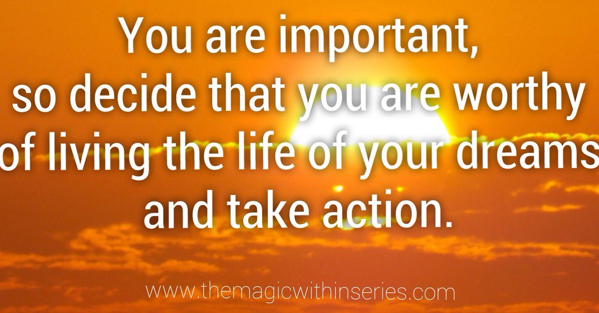 TheMagicWithinS's tweet photo. #quote from THE MAGIC WITHIN, -> YOU ARE IMPORTANT! *https://t.co/Jb92A7kpDt #inspiration #Motivation #selfhelp #transformation #newage https://t.co/7cDLoQBidR