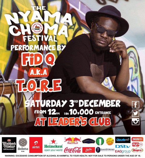MwananchiNews's tweet photo. #NyamaNaBurudani Jumamosi 3 Desemba 2016 Kuanzia saa 6 Mchana! #NyamaChomaFestival #DarGrandFinale #Tumeiva @FidQ #DogoJanja #Darasa #Mauwa https://t.co/isE0Pdg9Tv