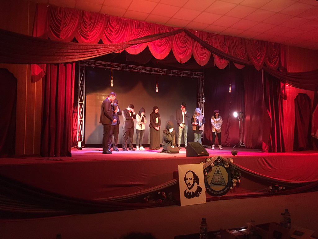 gathertonarts's tweet photo. A triumph! Shakespeare Lives Basra completes a wonderful festival. https://t.co/v4IPo6QdlN