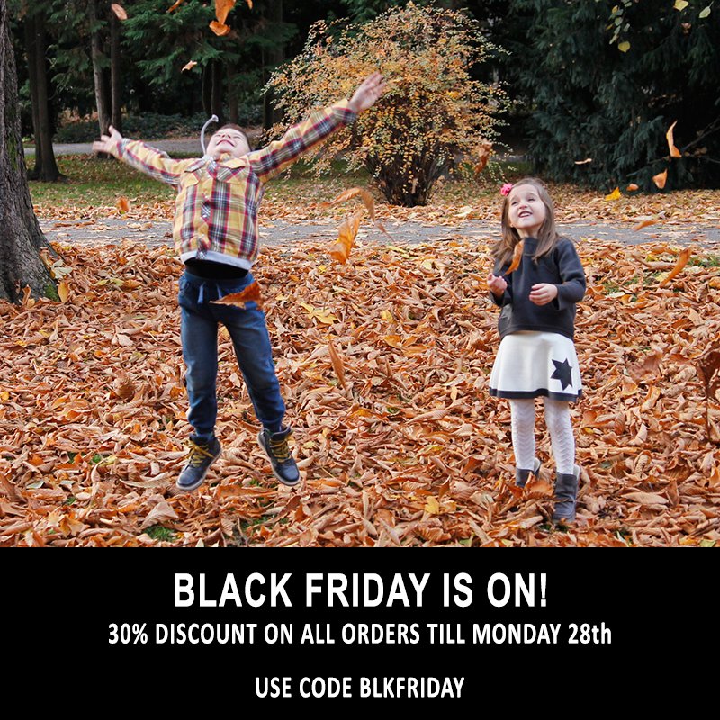 RykerKids's tweet photo. #blackfriday sale! 30% off all product with code BLKFRIDAY valid until Monday 28th. https://t.co/ZEIYrIqumb #rockryker https://t.co/PsAc0LCu8T