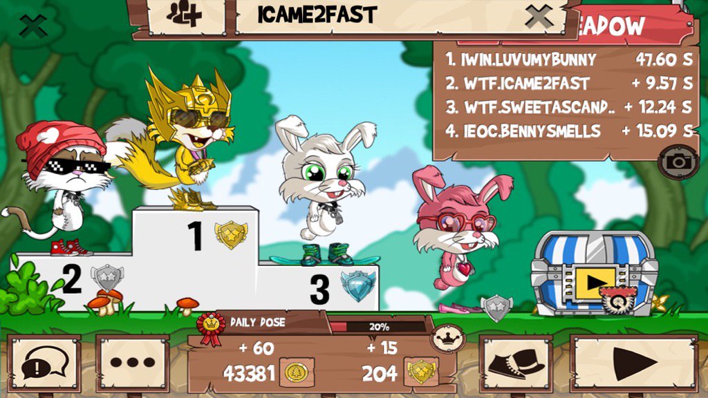 FR2XFOX's tweet photo. Get on my level, son! #funrun2 #iCame2Fast #SweetAsCandy2 #Bennysmells https://t.co/q2PhepEHZ4