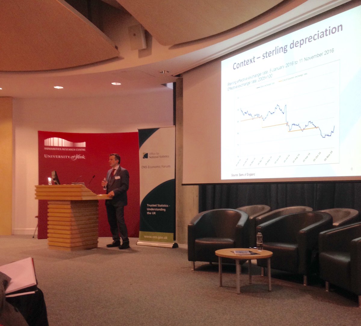 EconomicsatYork's tweet photo. We welcome the ONS Forum to York. @EconomicsatYork @UniOfYork @ONS #ONsEconomy https://t.co/tLr6RPeCr0
