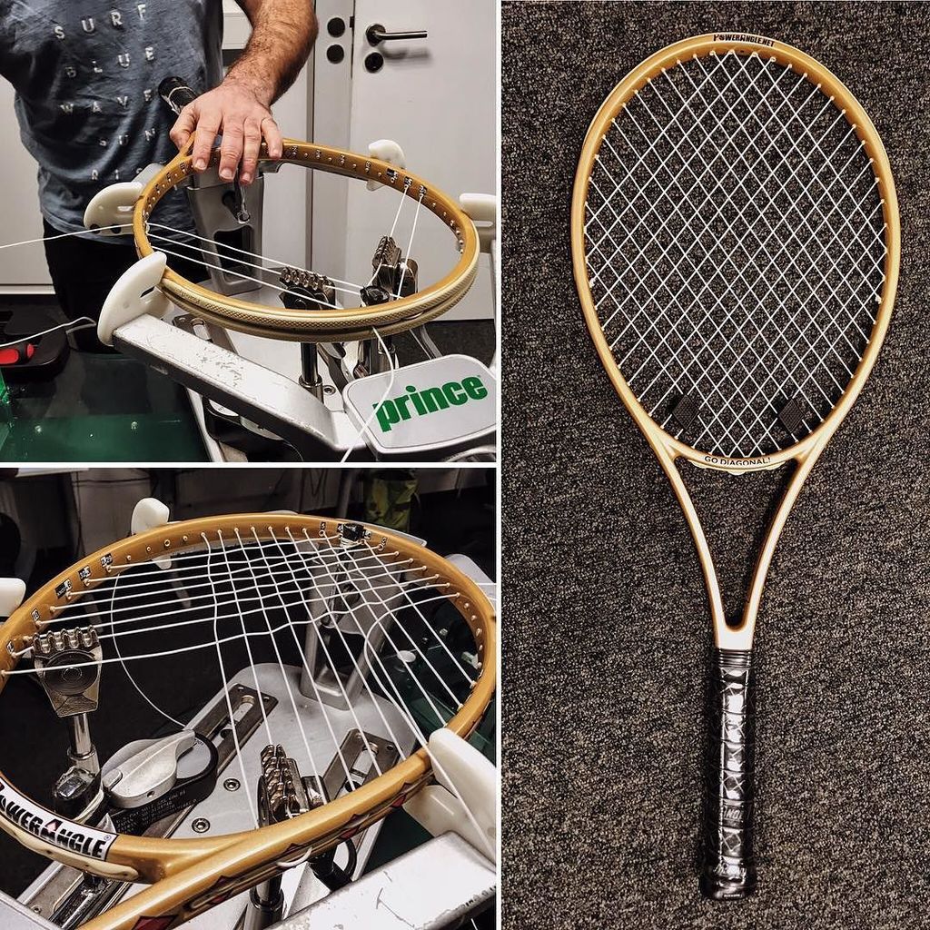 twe_europe's tweet image. Stringing process of a @powerangle racket today at #TWE 👀These rackets feature a unique di… ift.tt/2gpgRdf