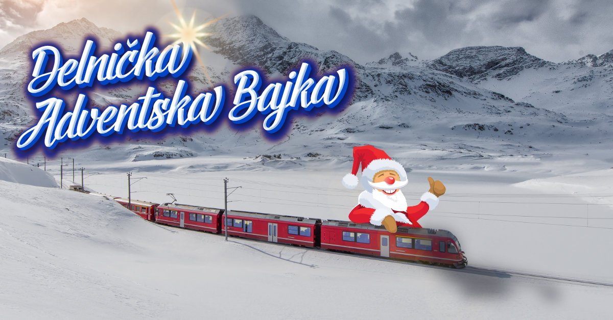 Delnička Adventska Bajka ove subote, ulovite Tin Express vlak iz #Rijeka i zabavite svoje najmlađe - advent.delnice.hr