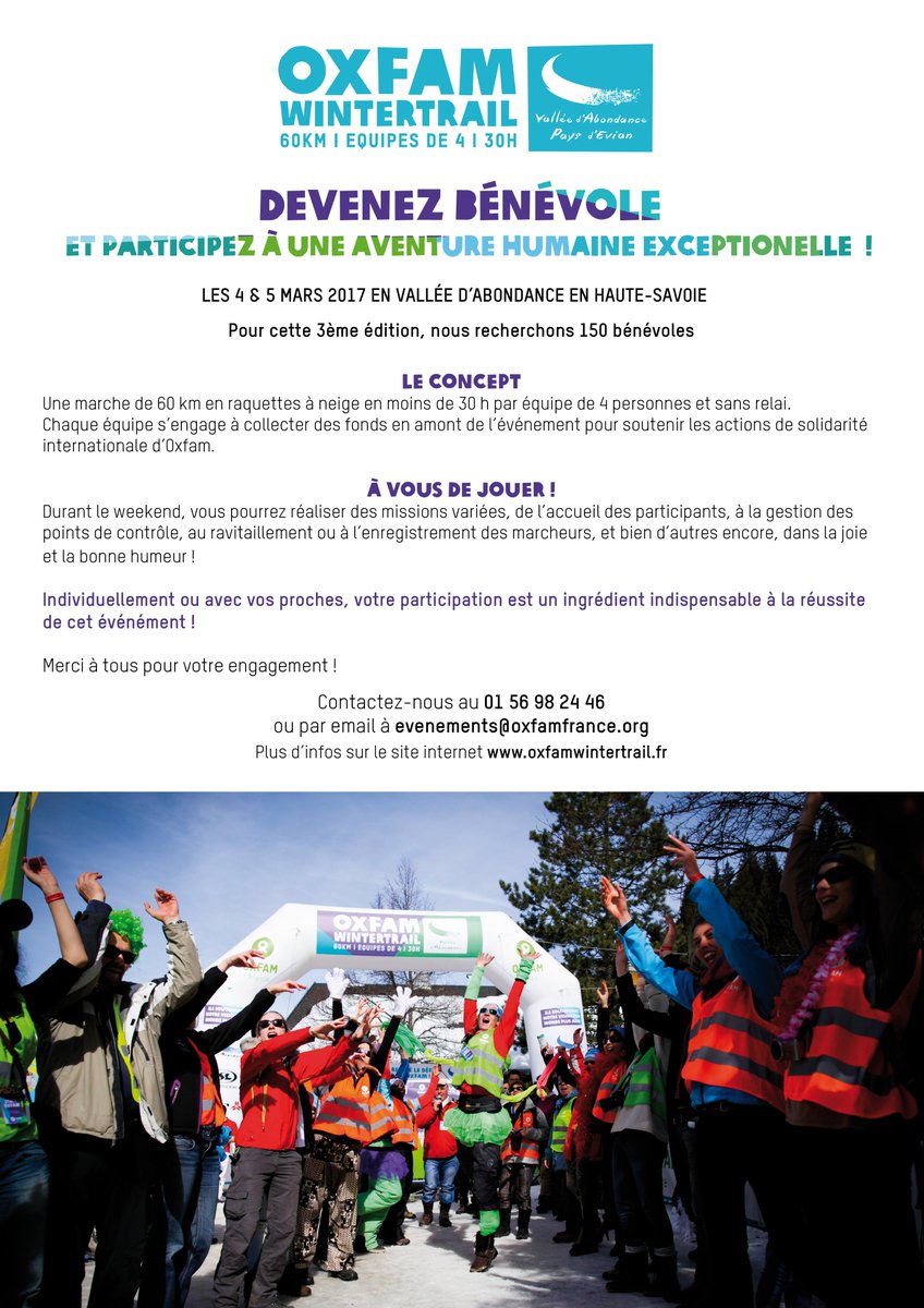 Chatel_Officiel's tweet photo. @Wintertrail 2017 à #Châtel et #ValléedAbondance devenez bénévole et participez à une aventure humaine exceptionnelle ! https://t.co/MLXIe4hmZ9