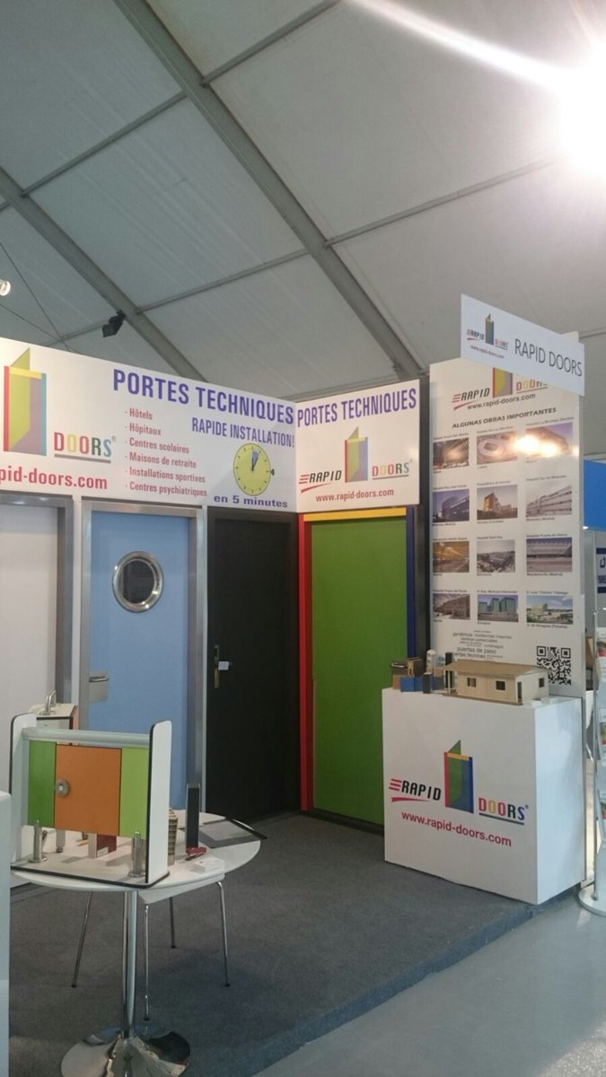 RapidDoors_'s tweet photo. Seguimos en el salón internacional SIB de Casablanca, puedes visitarnos hasta el día 27/11/2016. #casablanca #arquitectura #SIB2016 https://t.co/IRSMPwMmBq