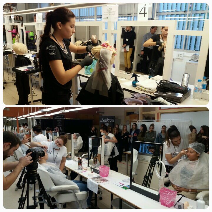 EDUN_IB's tweet photo. Una mostra del saló de bellesa #Balearskills16. Hi participen IES F. de Borja Moll, IES Algarb, IES Cap de llevant i CIFP Joan Taix https://t.co/HB18tvt1XM