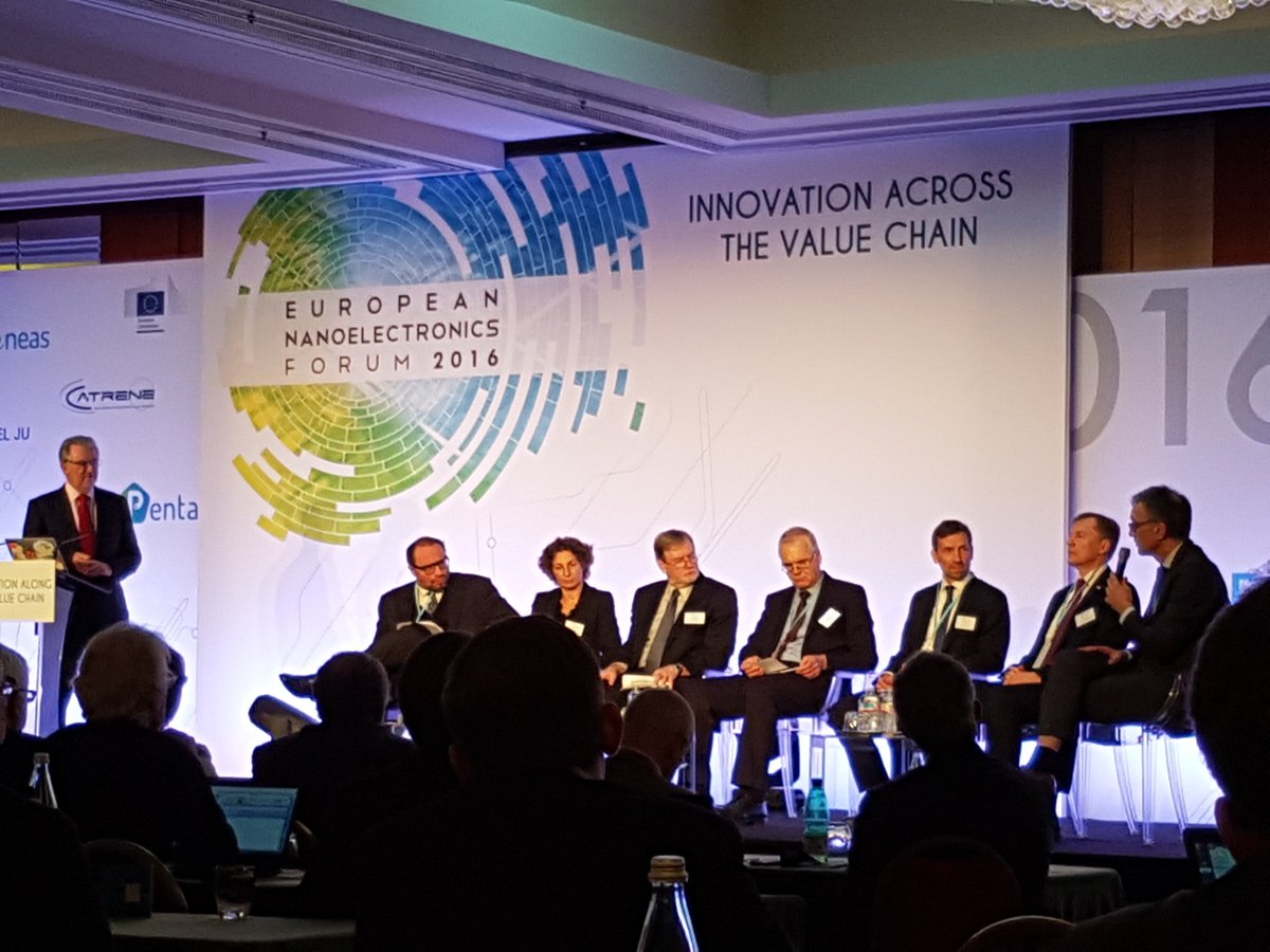 TyndallInstitut's tweet photo. Kieran Drain at the European Nanoelectronics Forum on "Reinforcing the told of electronics industry and value chain in Europe" #enf2016 https://t.co/1FOIZMrdFc