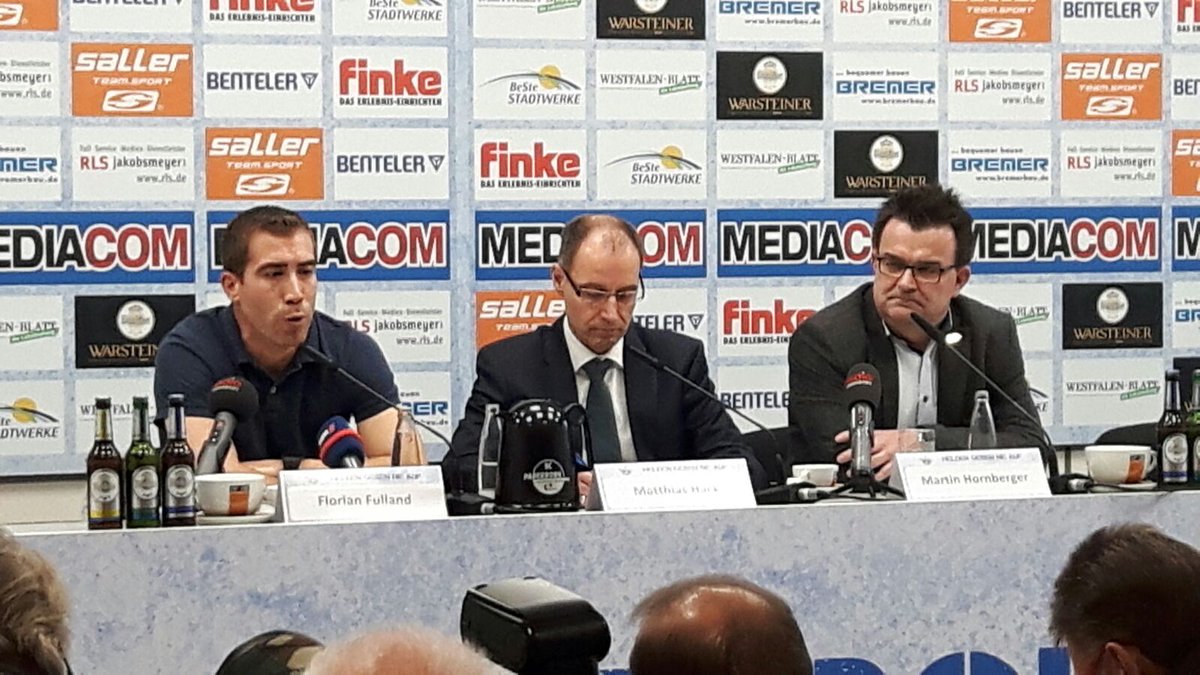 MaKeMedien's tweet photo. Die PK mit Florian #Fulland vor #SCPFOR läuft. #SCP https://t.co/OMl3twkYy7