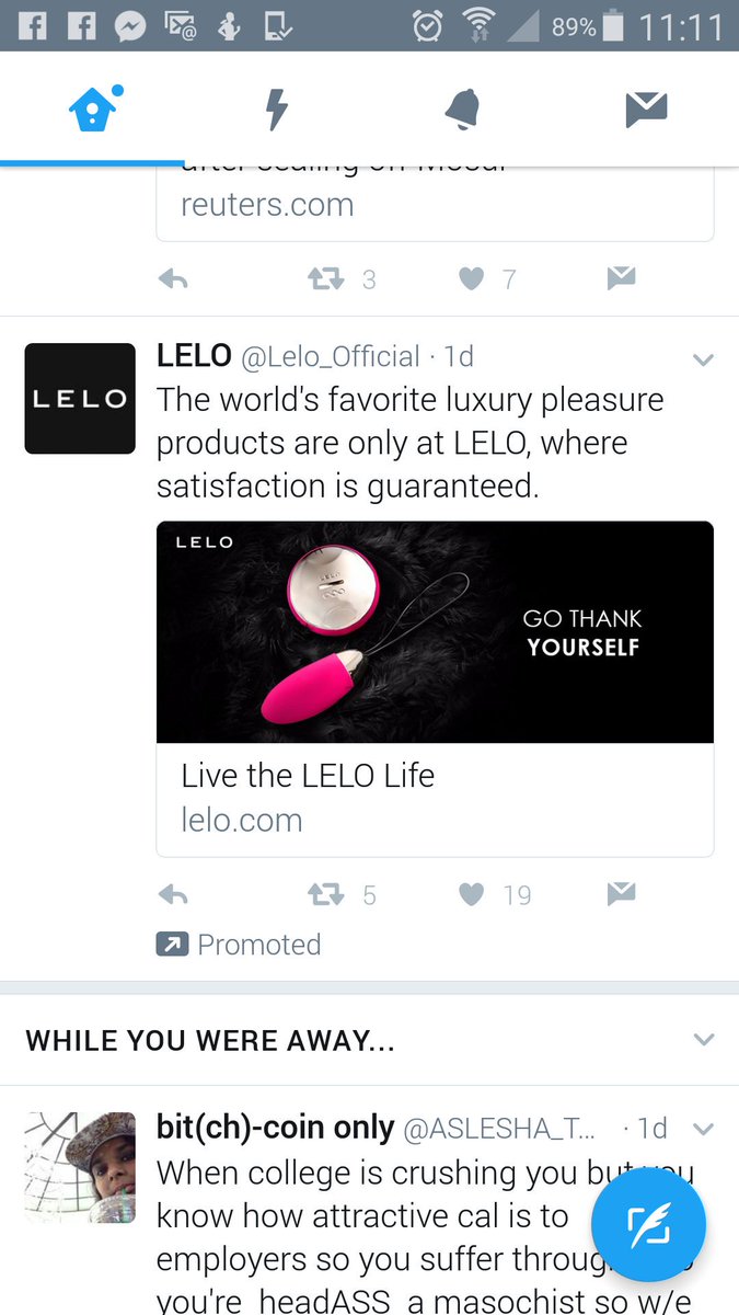 It's reached Twitter as well. God Dammit!