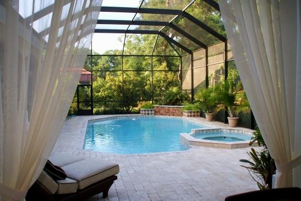 ScreenSolution_'s tweet image. add curtains for pool enclosure