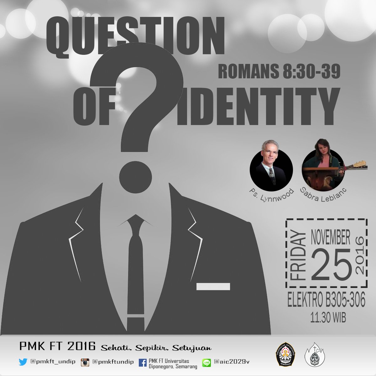 pmkft_undip's tweet photo. Syalom PMK FT !!
Ada yg spesial di ibadah jumat besok lohh
Yuk datang bersama memuji dan memuliakan nama Tuhan kita Yesus
See you there guys https://t.co/3NrV27djfS
