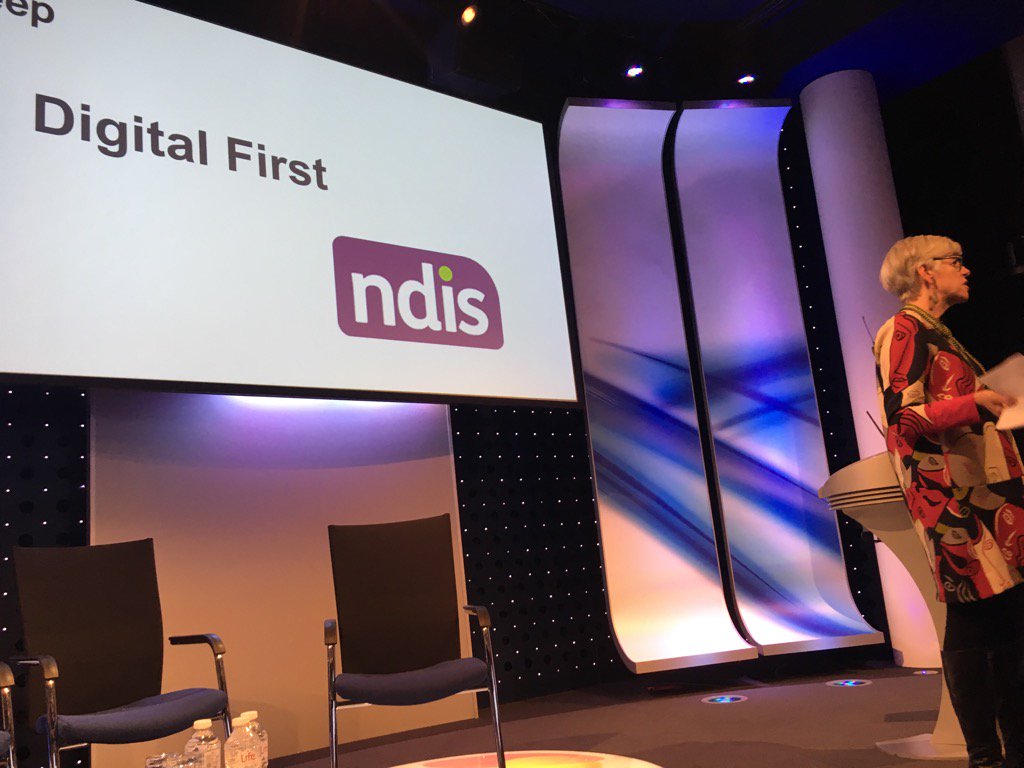 helenmilner's tweet photo. Australian Gov wants 80% of transactions online. NDIS - for disabled people is digital first! Says @CecilyMichaels https://t.co/NFlw0zoTkg