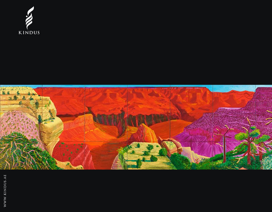 KINDUSPerfumes's tweet photo. "The moment you cheat for the sake of beauty, you know you're an artist."-David Hockney
The Grand Canyon, David Hockney, 1998
#Kindus https://t.co/T02xRoEW8F