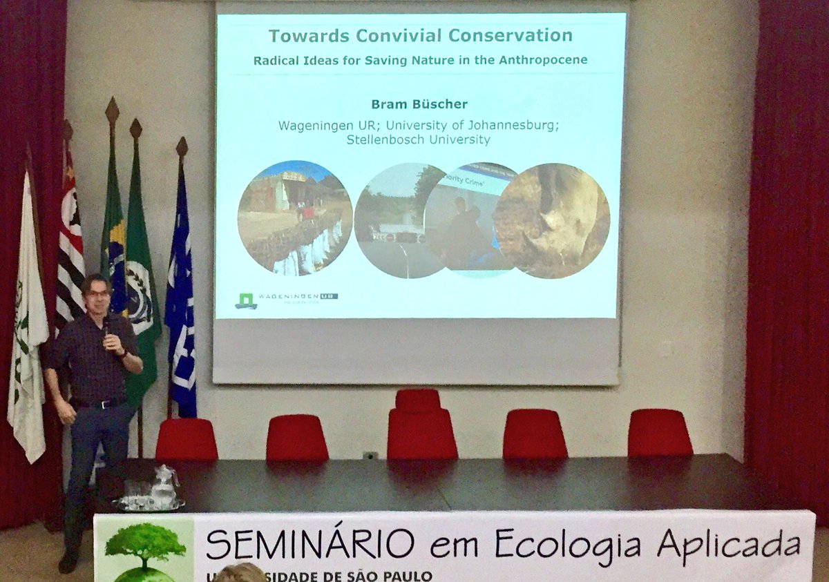 Bovendorp_RS's tweet photo. Awesome talk by Bram Buscher. #conservation #anthropocene #buscher #wageningen @FletcherEcology https://t.co/cX6iXLhRhk