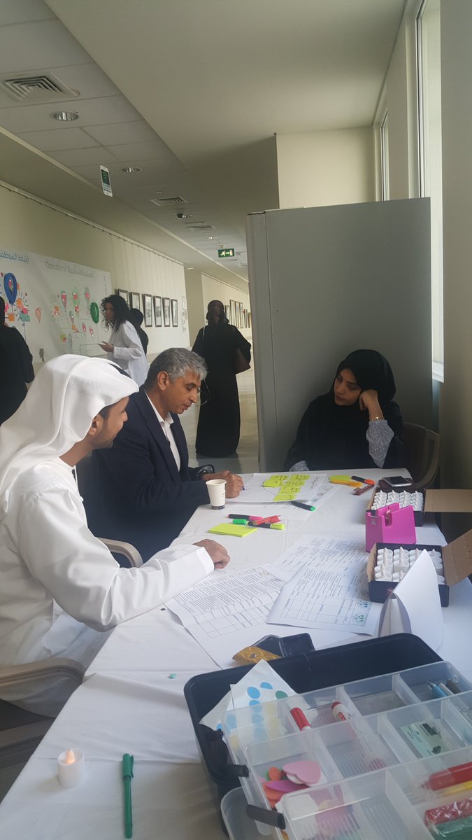 SEHAHealth's tweet photo. #Innovation #brainstorming session @  Sheikh Khalifa Medical City #SKMC
#SEHAInnovates 
#InnovationWeek2016 https://t.co/SPYEDQyRZm