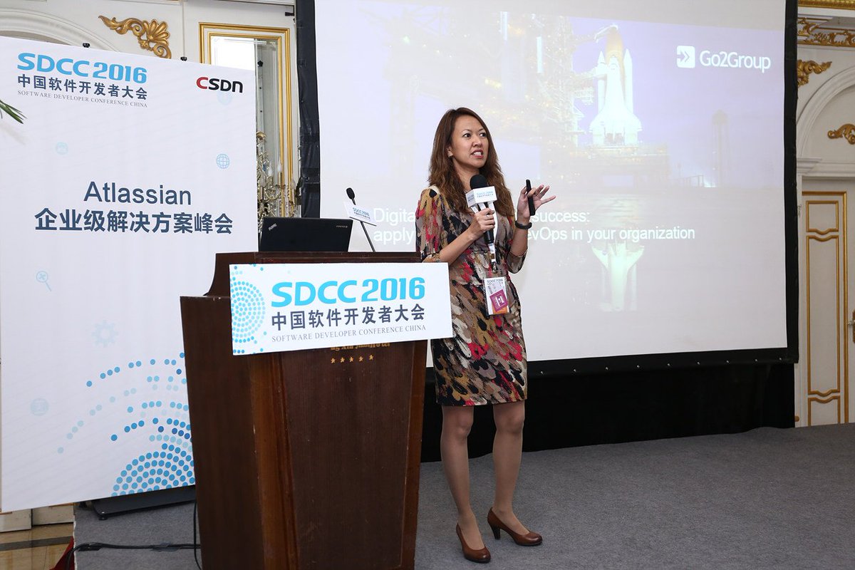Go2Group's tweet photo. Expert talk on practicing #agile & #DevOps in an organization at #CSDN event in #Beijing #AtlassianExpert #ConnectALL #ContinuousDelivery https://t.co/eyeJXEP8UH