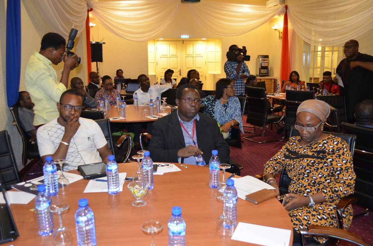 Title Editors discussing strategies to eliminate malaria from Nig. during a breakfast meeting with by <a href="/SFHNigeria/">Society for Family Health</a>