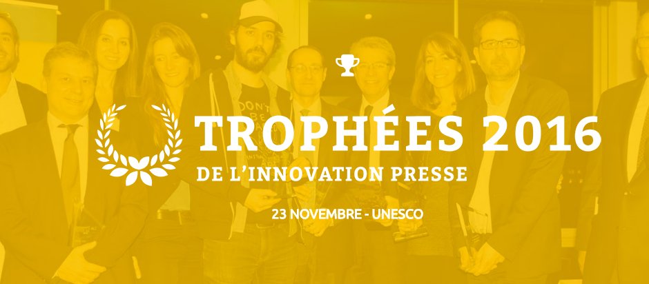 presseaufutur's tweet image. Lauréats des #trophées #innovation de la #presse 2016 @Lesjoursfr @lirelactu_fr @CondeNast @LeTelegramme @cbnews @lequipe un GRAND BRAVO!