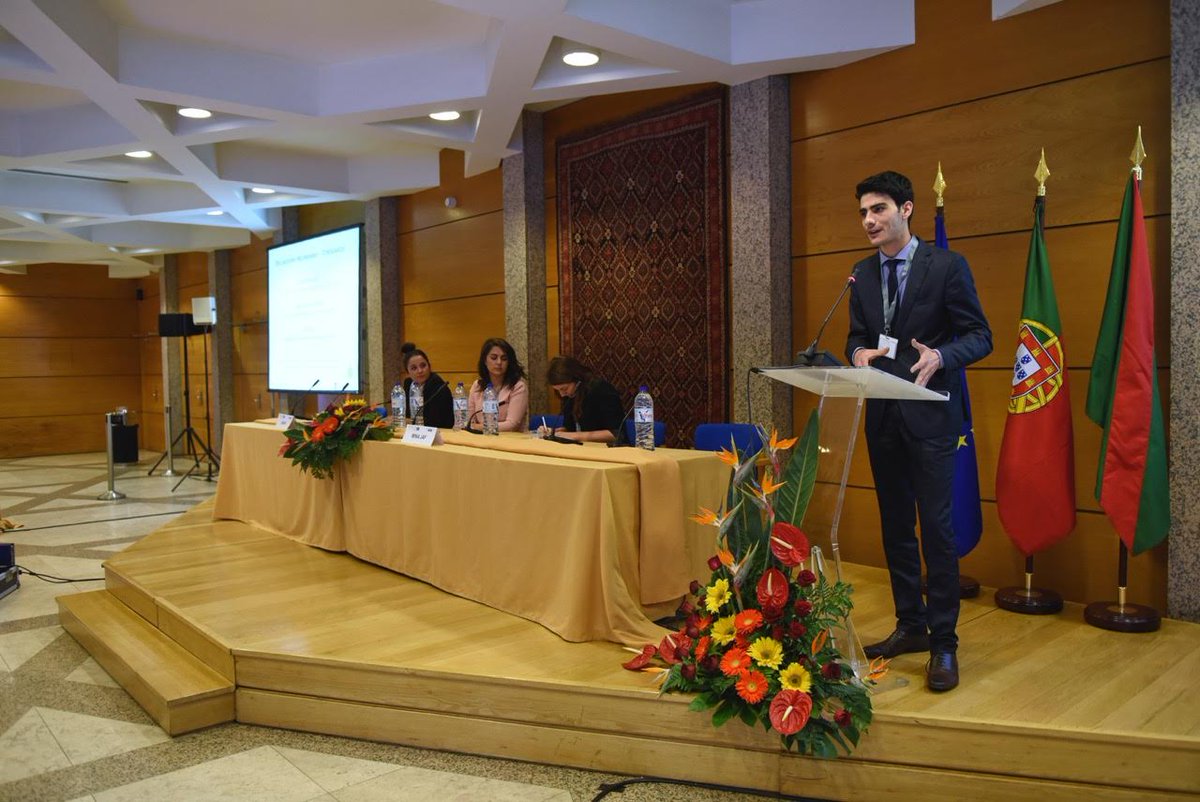 NSCentre's tweet photo. #lisbonforum @Adam #GlobalPlatformofSyrianStudents #inspiringtestimony on young Syrian refugees! https://t.co/O18Zwk1K4i