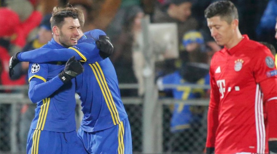 SPORTBILD's tweet photo. "Rostow, das Große! – So feiert Russlands Presse die #Bayern-Blamage #ROSFCB https://t.co/PqeK3QwCe1 https://t.co/fGqo2VOCup