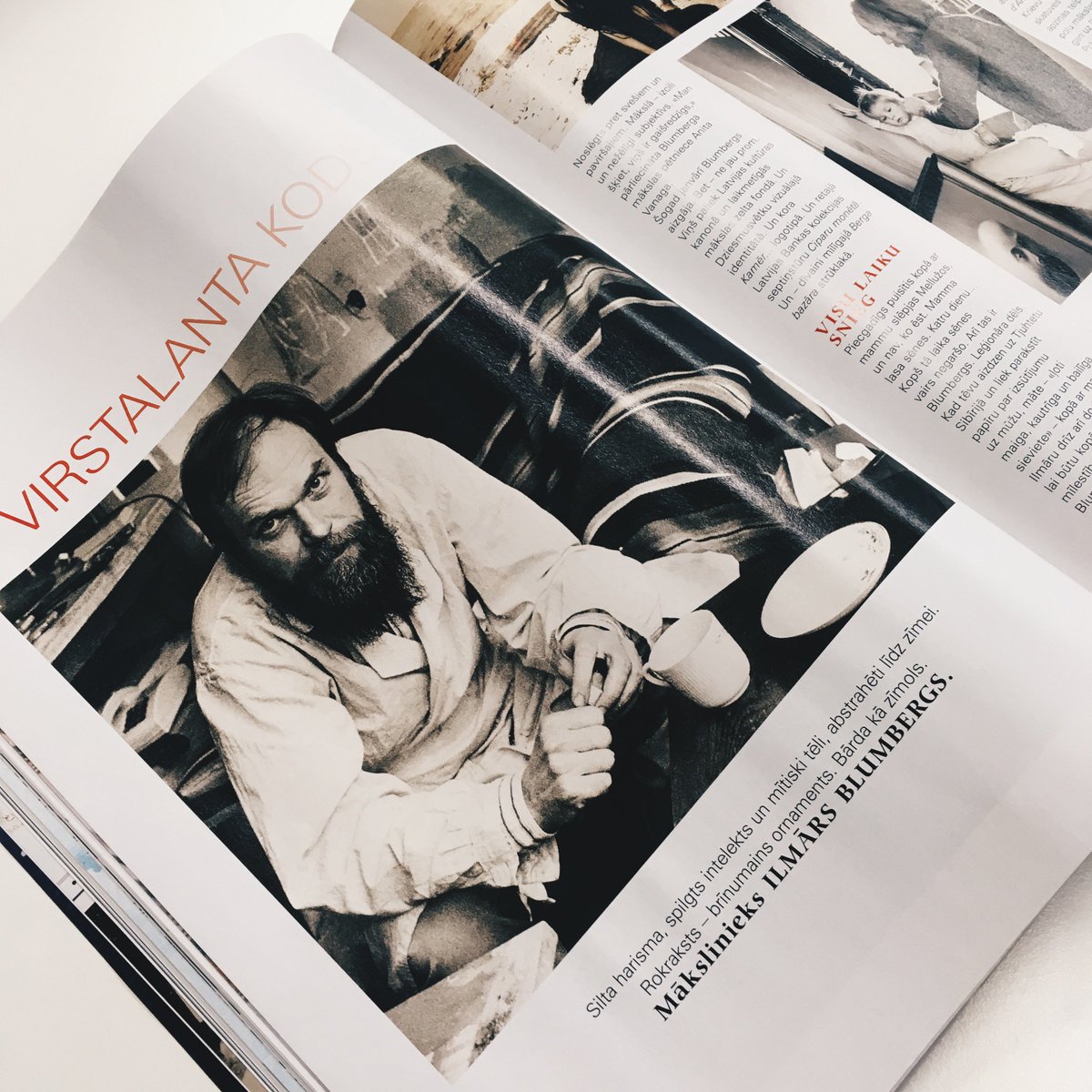 Rokraksts – brīnumains ornaments. Bārda kā zīmols. Par mākslinieku Ilmāru Blumbergu vairāk lasi <a href="/zurnalssanta/">Zurnals Santa</a> decembra numurā.