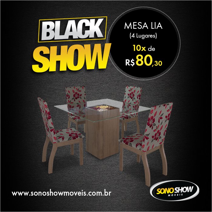 SonoShowMoveis's tweet image. #BLACKSHOW de ofertas pra você!
Somente esta semana!!
Confira: goo.gl/z4wFJk
#sonoshowmoveis #blackfriday #oferta #rj #Brasil
