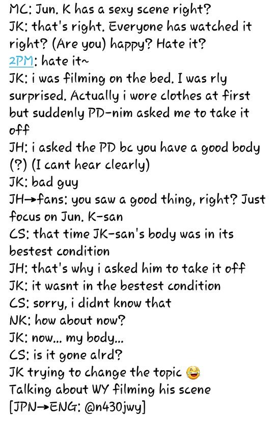 TwoJun_bot's tweet photo. It was junho idea to make jun.k shirtless on the MV #JJ #Twojun #Junbros ❤💛 cr./n430jwy https://t.co/N5vnGfXogQ