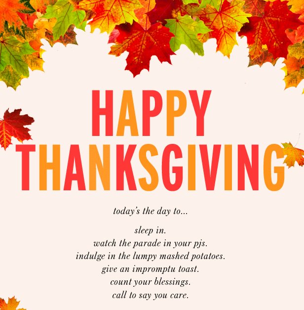 marirodriguezim's tweet photo. "Happy Thanksgiving Everyone" Wishing everyone a safe..joyful and happy day! #SetDifferencesAside #ChillDay #Fun #Laughter #OneLove https://t.co/pvy3gGmh95