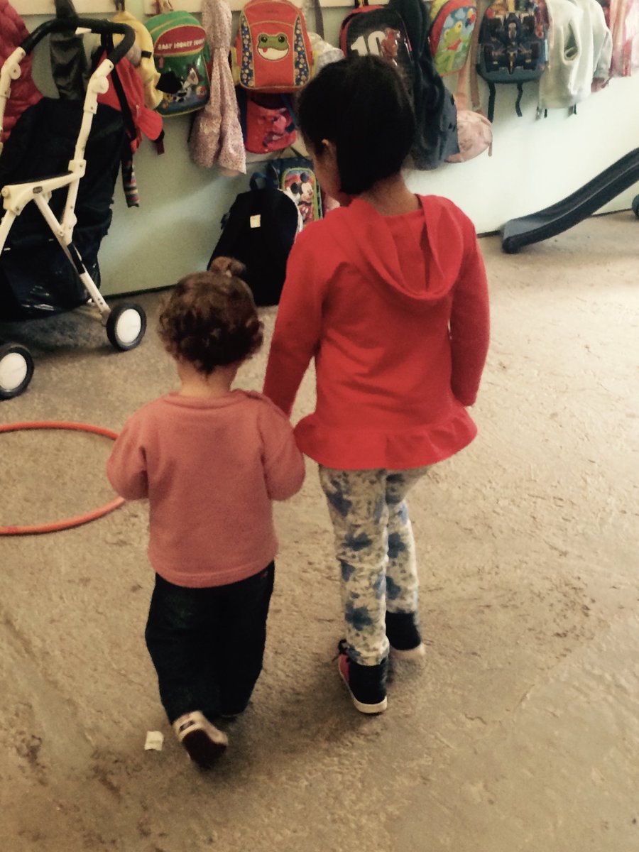 cmdilucca's tweet photo. When 4 year olds help 1 year olds at preschool. There aren't many sights that are sweeter than this. #salta2016 https://t.co/c7BTs5WYXX
