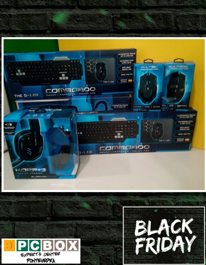 PcboxPontevedra's tweet photo. Pack gaming de la mano de #bluestork #juevesverde #blackfriday #iloveverde https://t.co/O8uOeJP2lo