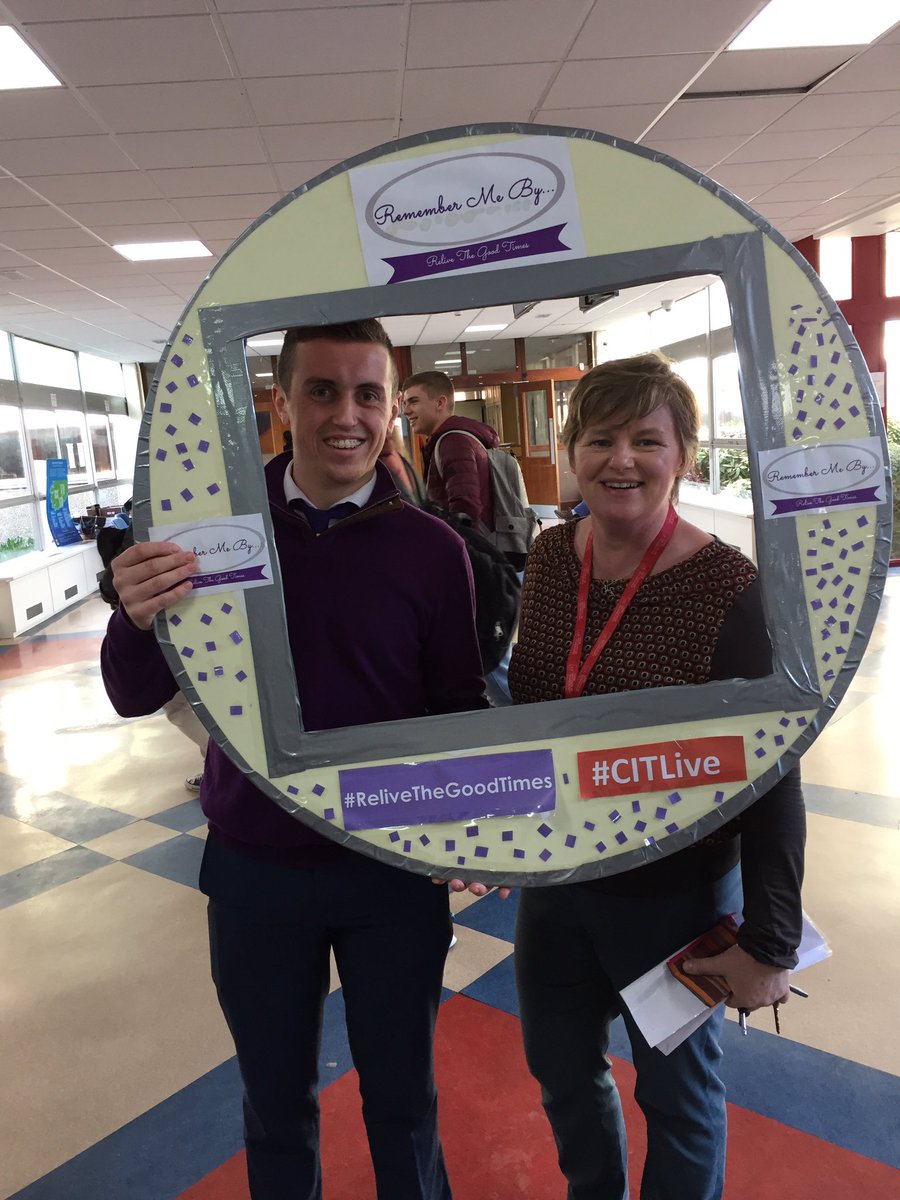 RememberMeBy1's tweet photo. Call down to the Main Corridor @CIT_ie to #ReliveTheGoodTimes with #RMB #CITLive just like these folk! https://t.co/caMXnDLmnI
