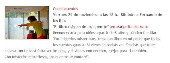 Cuentacuentos | 'El libro mágico de los cuentos' por Margarita del Mazo. A las 18:00h en la biblioteca Fernando de los Ríos de #Fuenlabrada