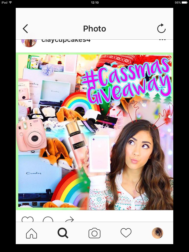 kelslowe1's tweet photo. #cassmasgiveaway @Claycupcakes4 https://t.co/JPB0ILBeI3