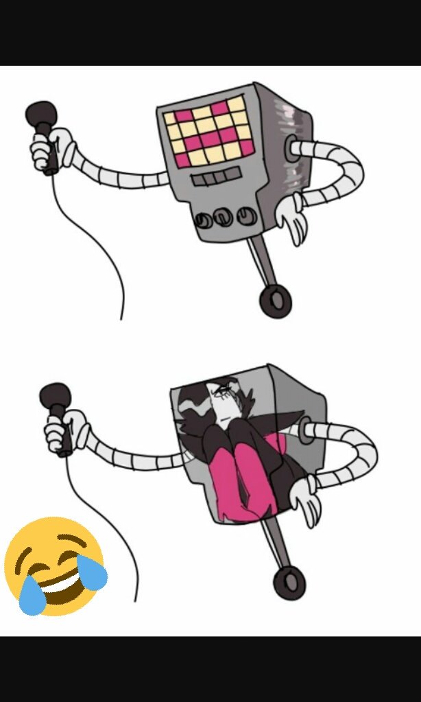 UndauntedJen's tweet image. I always did wonder how Mettaton formed to his "humanoid" body.....